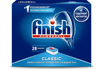 Таблетки для посудомоечных машин Финиш Классик 28шт