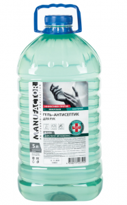 Антисептик-гель для рук спиртосодержащий (70%) MANUFACTOR 5л