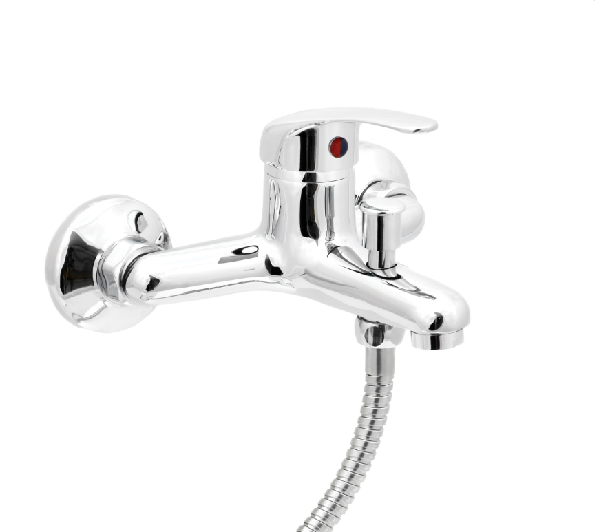 Смеситель Ванна SANTREK AQUA-715 "STANDART" шар. d-35 SB58 короткий литой нос