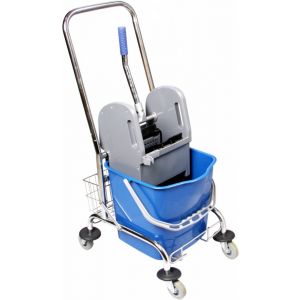 Тележка уборочная с корзиной 23л