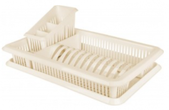 Сушилка для посуды с поддоном 1 ярус Лилия