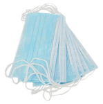 Маска защитная 3-х слойная с фиксатором 1/100