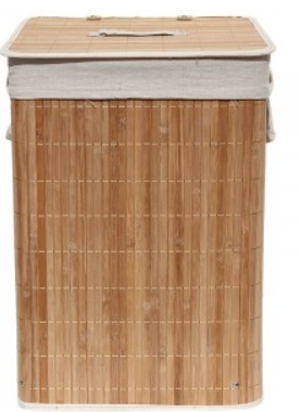 Корзина для белья 35*50см бамбук