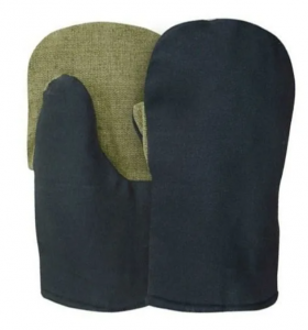 Рукавицы утепленные c брезентовым наладонником