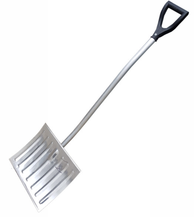 Лопата снеговая оцинк. 428*375 *Арктика-3* радиусная, алюм.эргоном.черенок Y-ручка