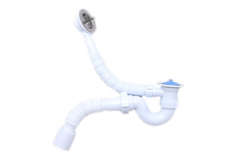 Сифон Варяг для ванны 1/2*40 пласт выпуск