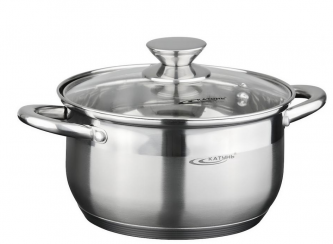 Кастрюля нержавеющая сталь 6,0л [ДИАНА] d-24*h14,5