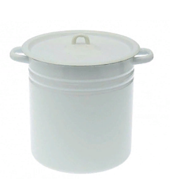 Кастрюля эмалированная 12 л без рисунка