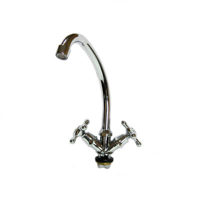 Смеситель для кухни TSARSBERG 1/2 м/к на металл. гайке Крест 272-79 тип См-МДЦБА