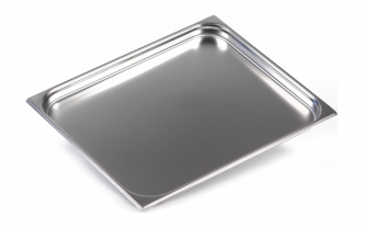 Гастроемкость из нержавеющей стали 654х530х40 мм + крышка  Luxstahl