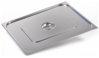 Гастроемкость из нержавеющей стали 654х530х40 мм + крышка  Luxstahl