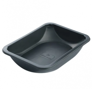 Контейнер под запайку 615мл 187х137х36мм черный 1/480