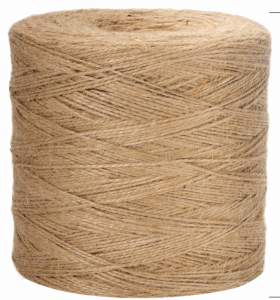 Шпагат джутовый полированный длина 900 м диаметр 2 мм, 3-х ниточный