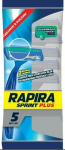 Станок для бритья "Rapira" Sprint Plus, 2 лезвия (5шт)