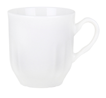 Кружка фарфоровая 210 мл белая