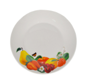 Тарелка мелкая 175мм фарфор "Фруктовый микс"