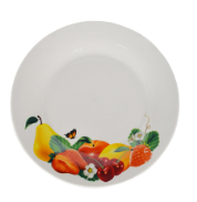 Тарелка мелкая 200мм фарфор "Фруктовый микс"