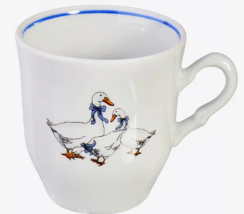 Кружка фарфоровая 220 мл Гуси
