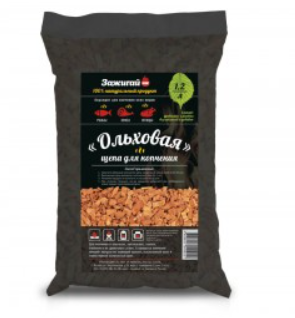 Щепа д/копчения Ольха 1,2л (250гр) пакет