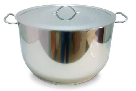 Кастрюля нержавеющая сталь 40л цельнотянутая мет/кр ТРС-3 ТМ АМЕТ