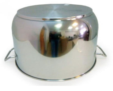 Кастрюля нержавеющая сталь 40л цельнотянутая мет/кр ТРС-3 ТМ АМЕТ