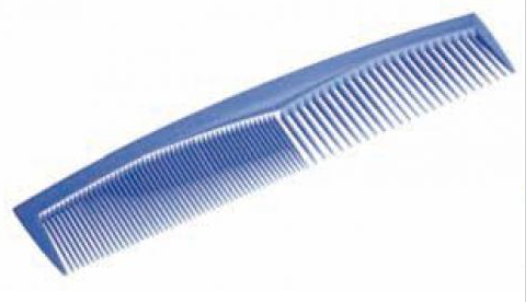 Расческа пластик с редкими зубцами