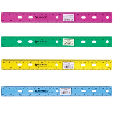 Линейка пластик 30 см
