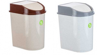 Контейнер для мусора 5 л с подвижной крышкой