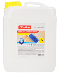 Средство для мытья полов OfficeClean Professional "Антибактериальное" концентрат 5л