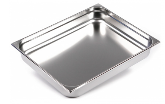 Гастроемкость из нержавеющей стали 654х530х200 мм с крышко Luxstahlй