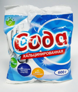 Сода кальцинированная 600г  пакет 1/20