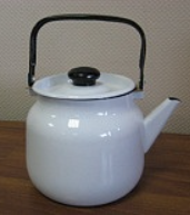 Чайник эмалированный 3,5л без рисунка