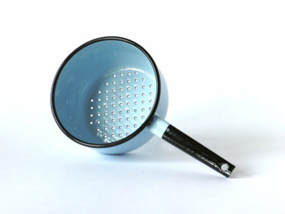 Дуршлаг эмалированный 1,5л без рисунка