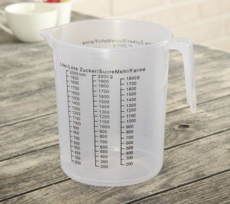 Кружка пластмассовая мерная 2,0л