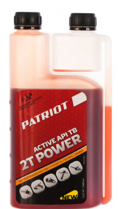 Масло для 2-х тактных двигателей, 1 л POWER ACTIVE 2T PATRIOT