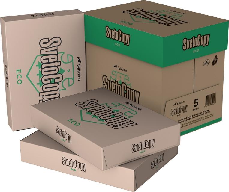 Бумага офисная А4 White Box Eco 80г 500л/пч 5пч/кор (белизна не более 60)