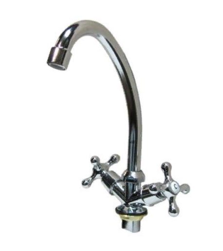 Смеситель для кухни DIABLO 1/2 м/к на гайке крест