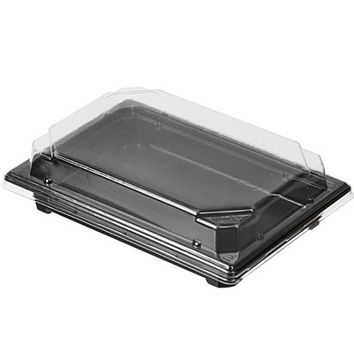 Контейнер одноразовый ПР-С-19 К+Д для суши дно черное