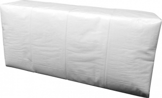 Салфетки бумажные 33*33 200шт белые 2слоя 1/8слож 1/9