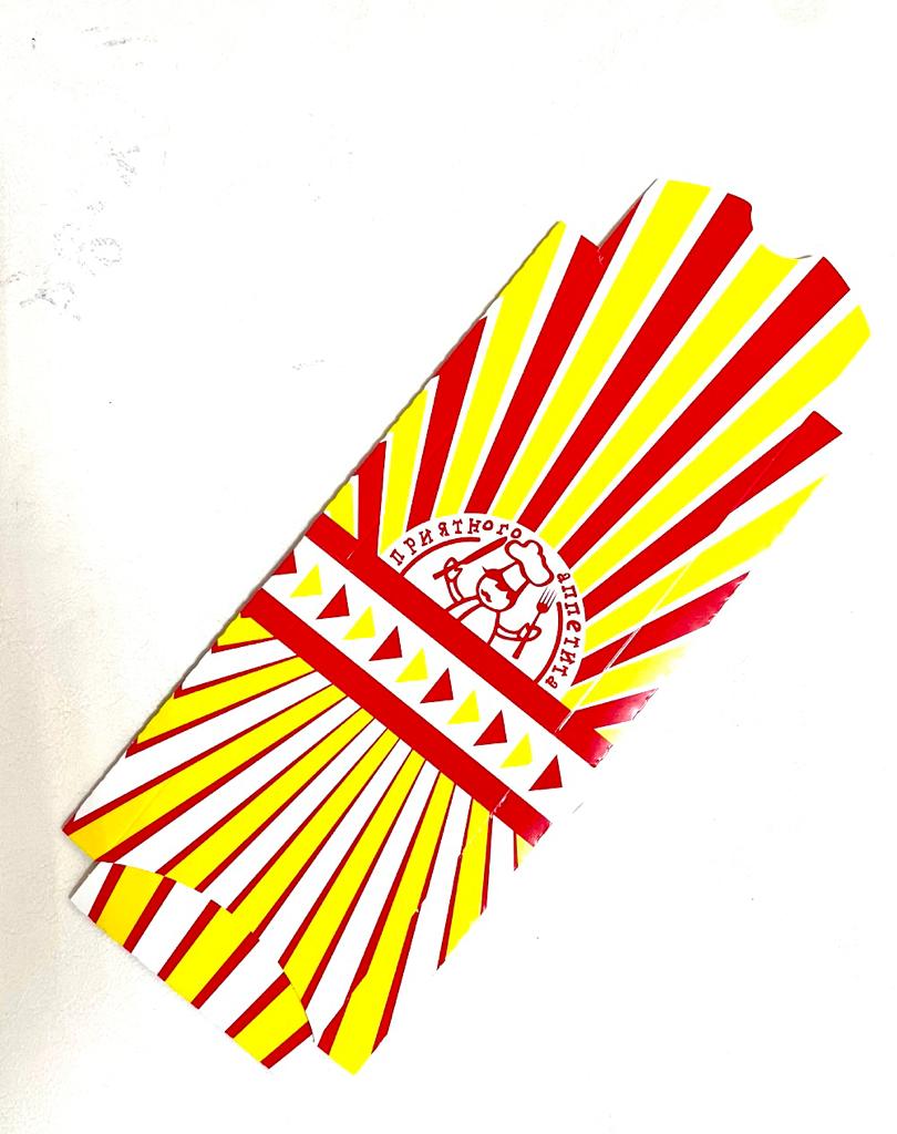 Коробка картонная для роллов 200*70*55 мм 750мл цветная