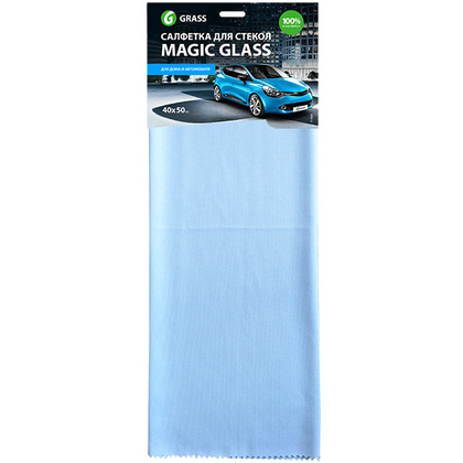 Салфетка микрофибра 40*50 для стекол  MAGIC GLASS  - 1ШТ