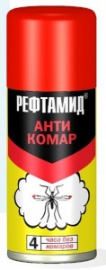 Спрей от комаров Рефтамид Антикомар 100мл (на кожу)