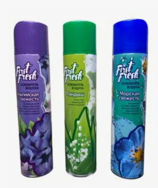 Освежитель воздуха First Fresh  300мл (ассорт.) 1/12