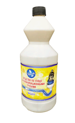 Средство для прочистки канализационных труб 1,1л Гарант 1/12 Антизасор