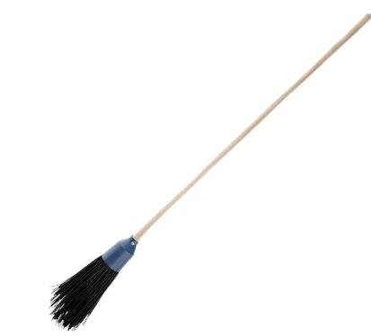 Метла пластиковая круглая Брянская Краса с черенком