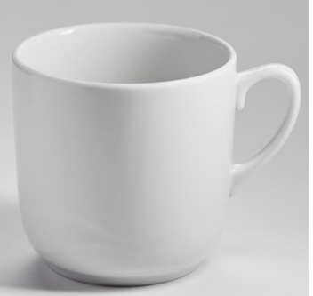 Кружка фарфоровая 350 мл ф. лагуна (белье)