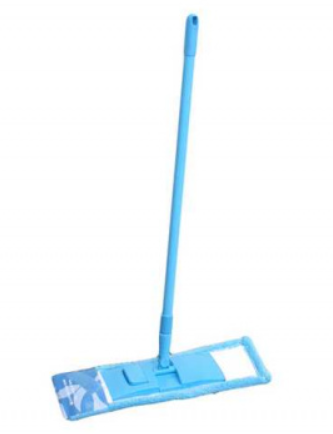 Швабра плоская ЖАСМИН, металл телескоп ручка 80-125см