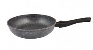 Сковорода а/пр литая 24см Кристал ТМ Традиция сьемн/ручка