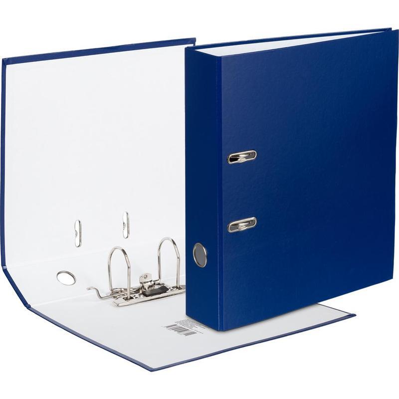 Папка-регистратор с арочным механизмом,с покрытием из ПВХ, 50 мм синяя