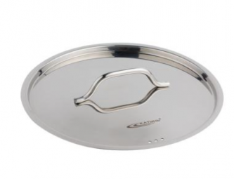 Крышка нержавейка 22см с пароотводом универсальная [ОБЩЕПИТ-ШЕФ]